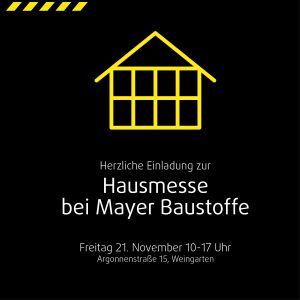 Hausmesse 21.11.2025
